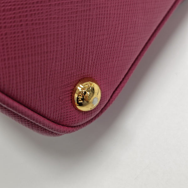 Galleria Super Mini Saffiano Calfskin Red