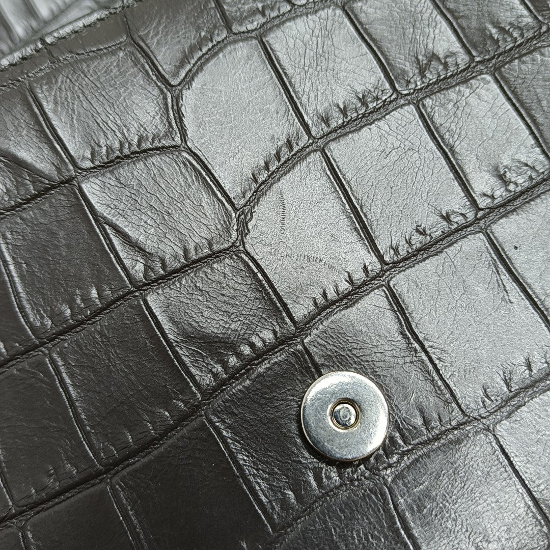KATE Medium Calfskin Gray