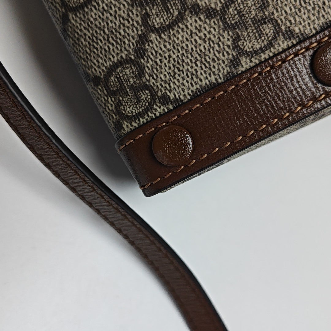 Horsebit 1955 Mini Coated Canvas Beige