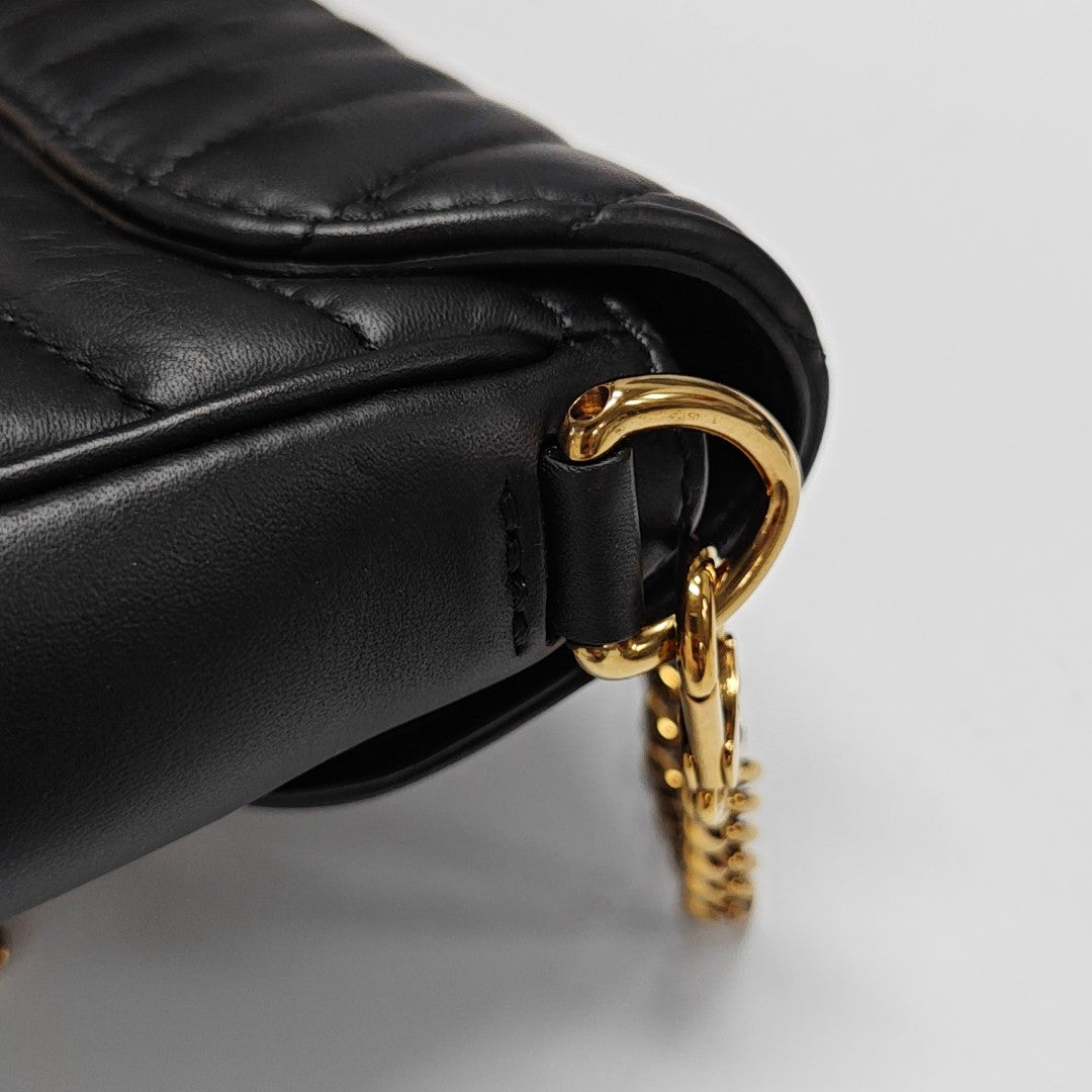 NEW WAVE Quilted Calfskin Black