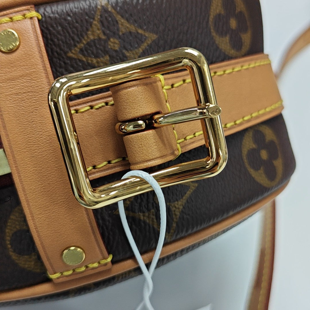 BOITE CHAPEAU PM Monogram Coated Canvas Brown