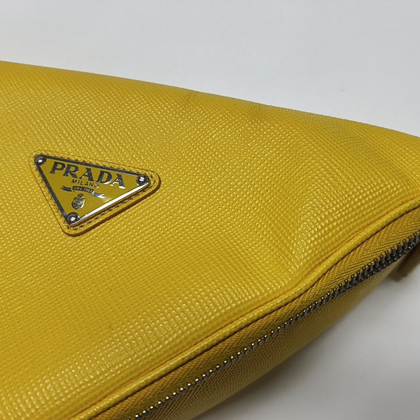 Calfskin Shoulder Bag Yellow