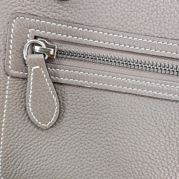 LUGGAGE Quilted Calfskin Gray