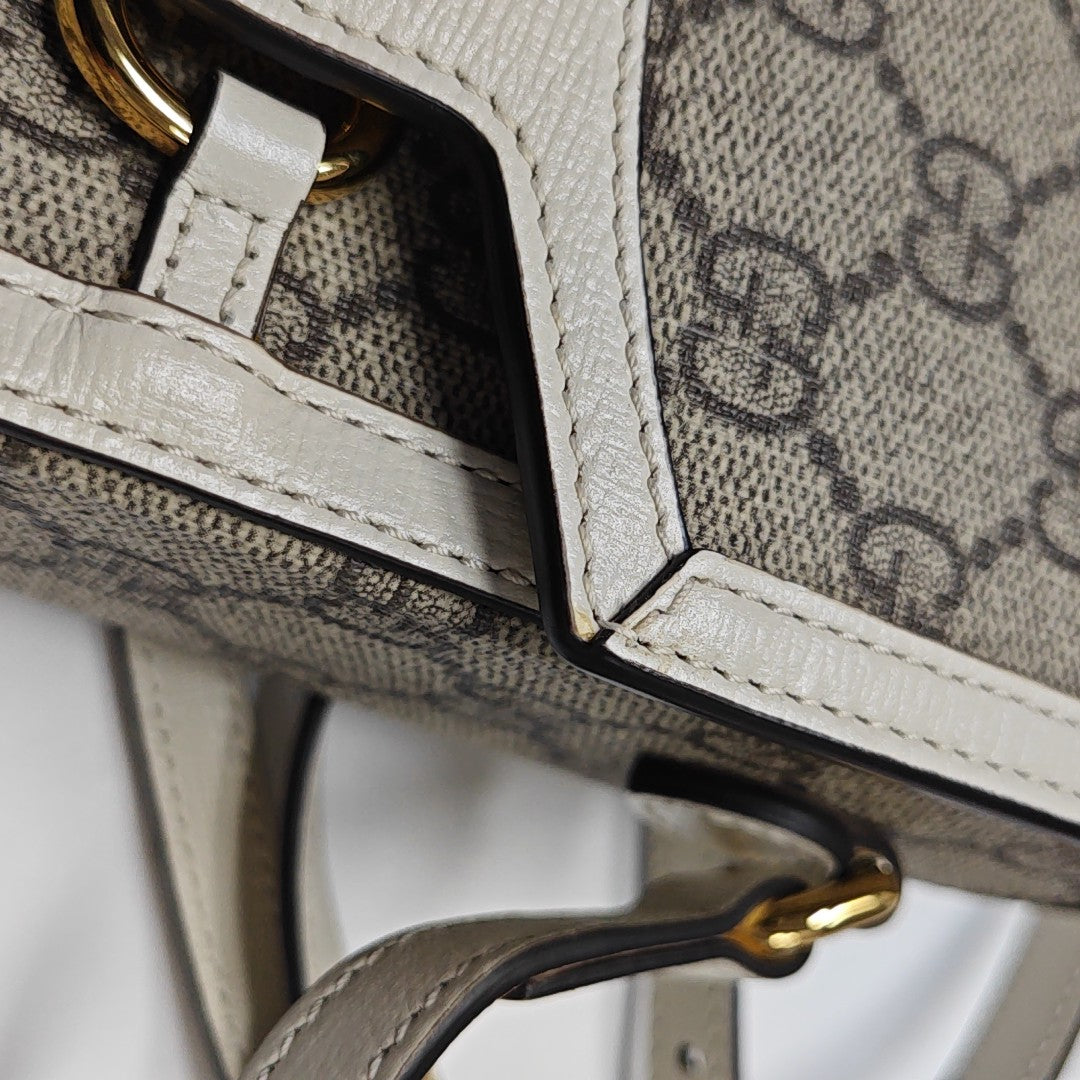 Horsebit 1955 Mini Coated Canvas Beige
