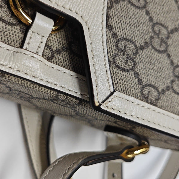Horsebit 1955 Mini Coated Canvas Beige