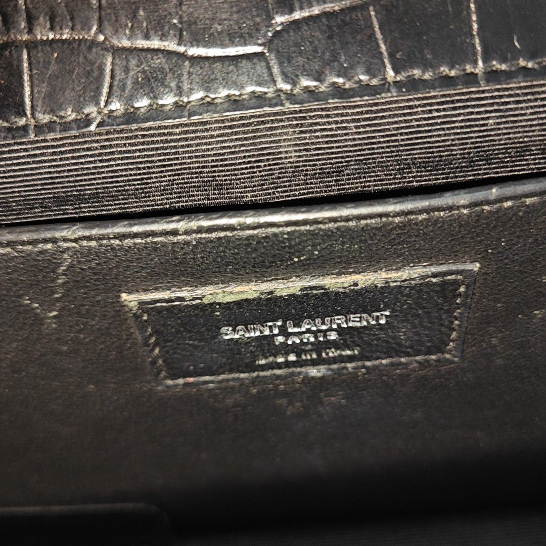 Calfskin Shoulder Bag Black