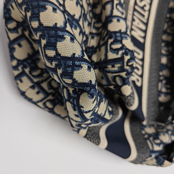Diortravel Oblique Canvas Blue