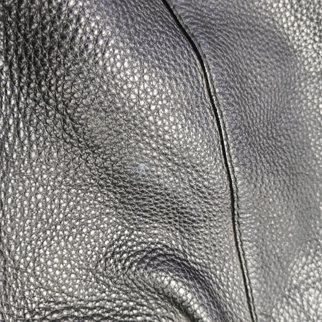 Gancini Quilted Calfskin Black