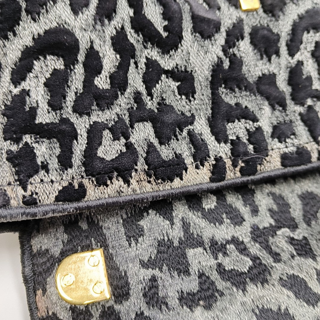 Dior Caro Medium Fabric Black