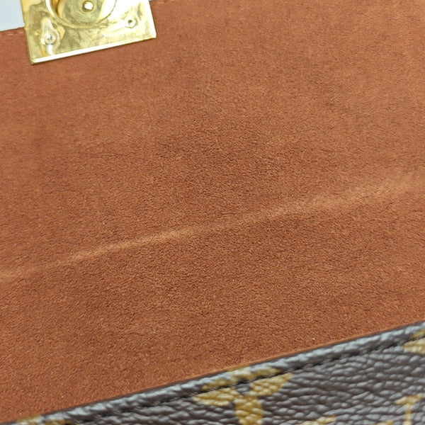 LOCKY BB Monogram Coated Canvas Brown
