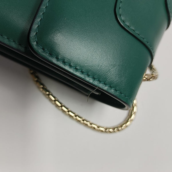SERPENTI FOREVER Medium Calfskin Green