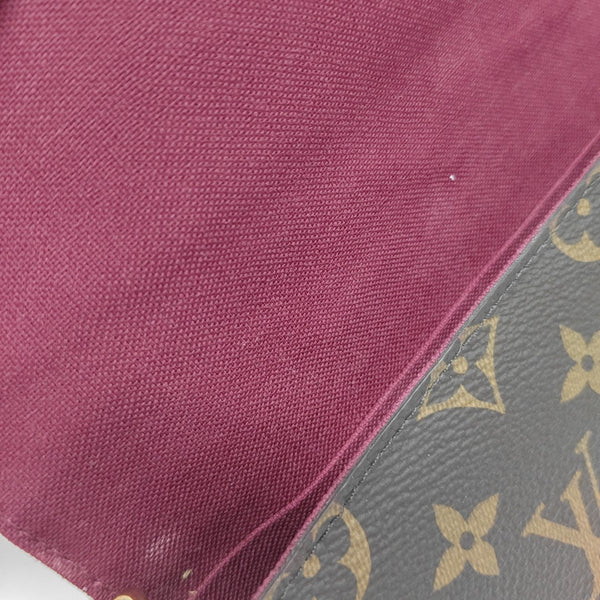 Authenticated pre-owned  FÉLICIE Monogram Coated Canvas Brown - Shoulder Bag at Looply