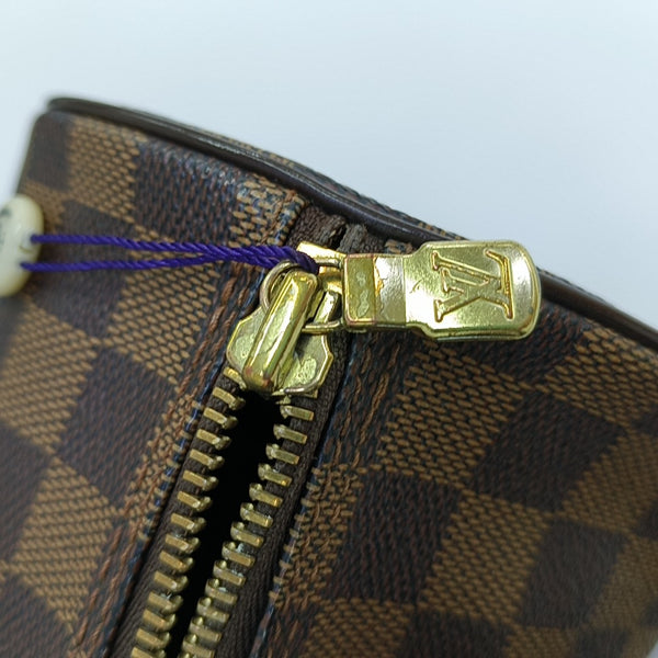 PAPILLON 30 Damier Ebene Coated Canvas Brown