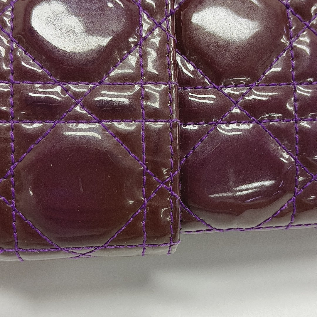 New Lock Cannage Calfskin Purple