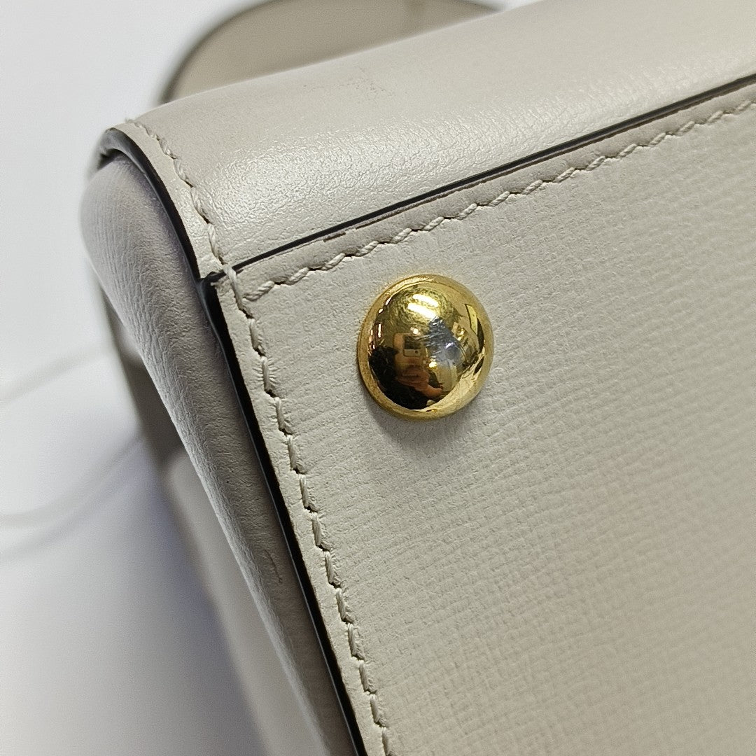 Horsebit 1955 Small Calfskin White