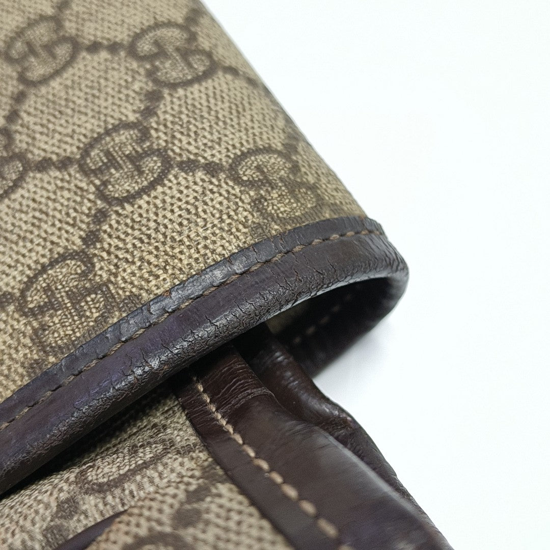 GG Messenger Monogram Coated Canvas Black