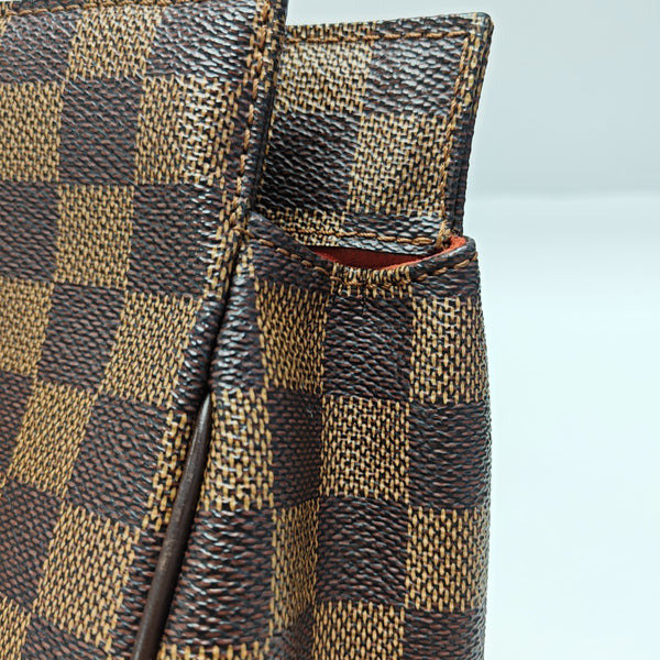 PARIOLI PM Damier Ebene Coated Canvas Brown