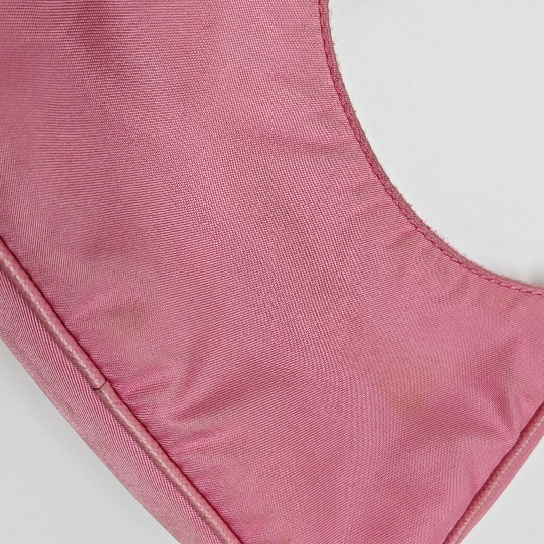 Nylon Shoulder Bag Pink