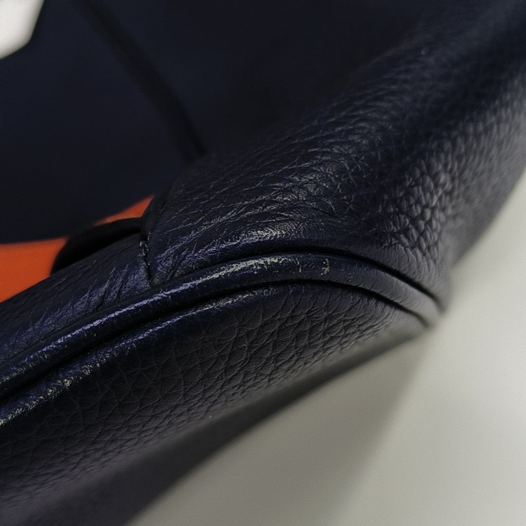 Calfskin Backpack Blue