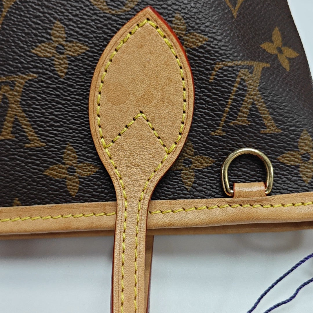 NEVERFULL BB Monogram Coated Canvas Brown