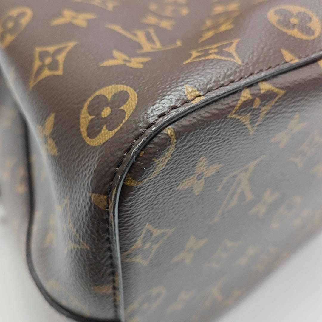 NÉONOÉ MM Monogram Coated Canvas Brown