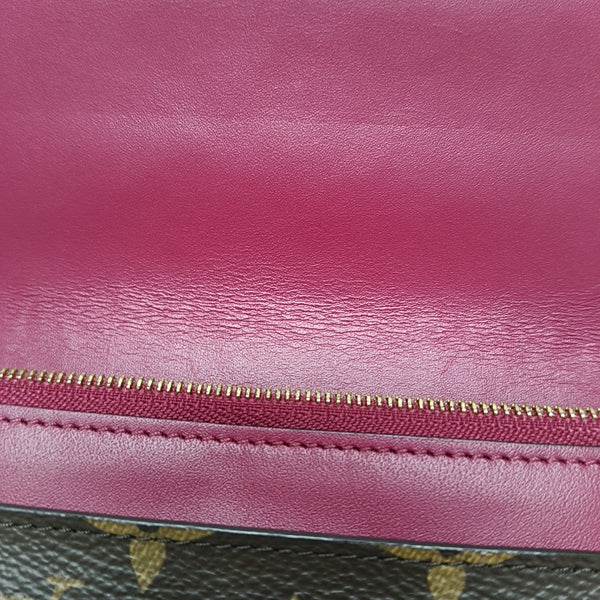 FLORE Monogram Coated Canvas Brown