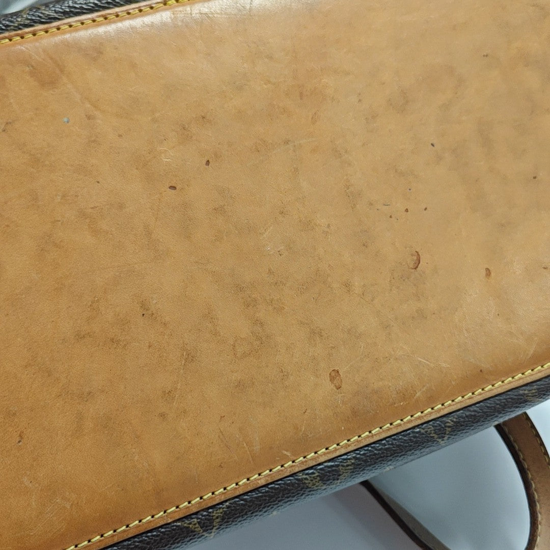 PIANO Monogram Coated Canvas Brown