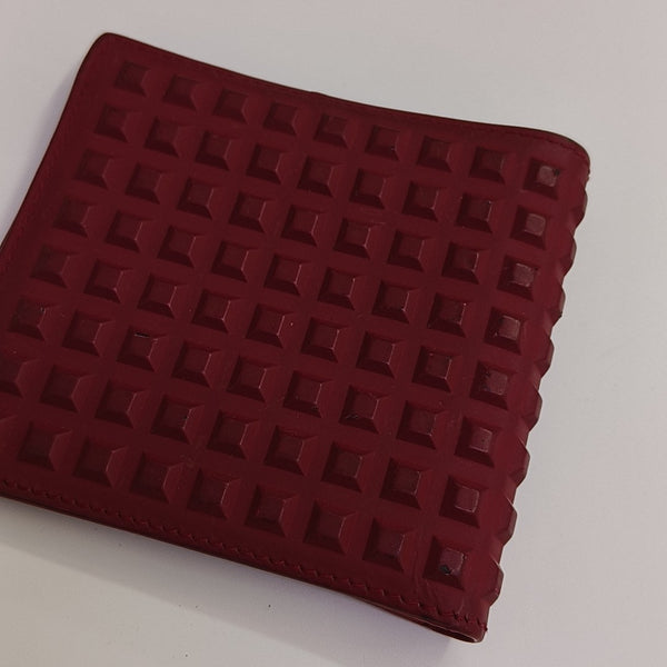 Calfskin Wallet Red