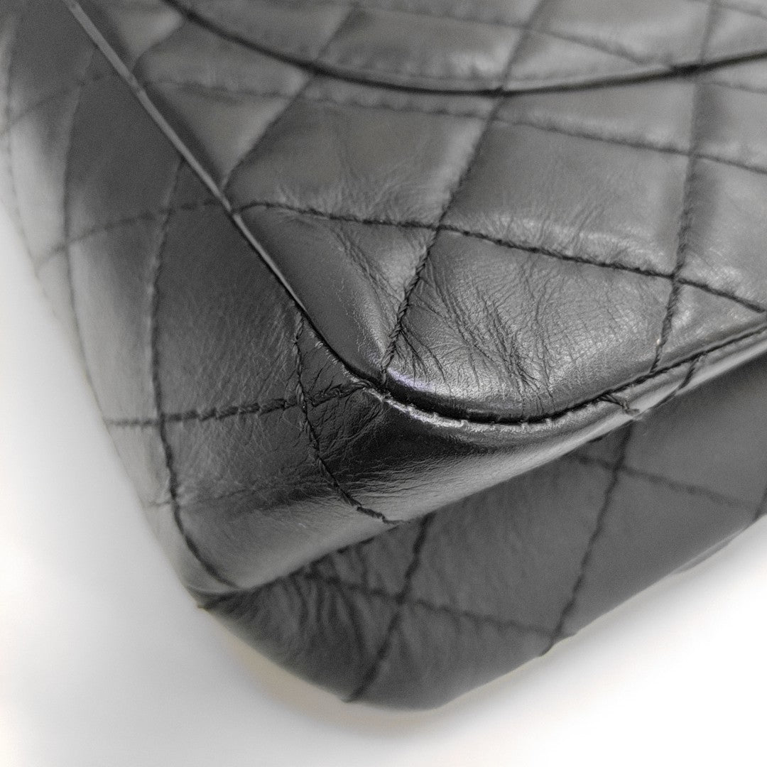 2.55 227 (jumbo) Quilted Vintage Calf Black