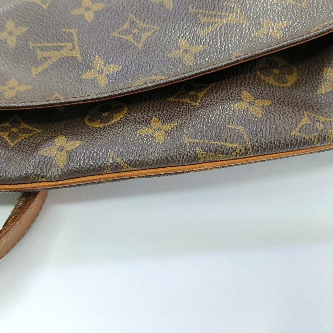 MUSETTE TANGO Monogram Coated Canvas Brown