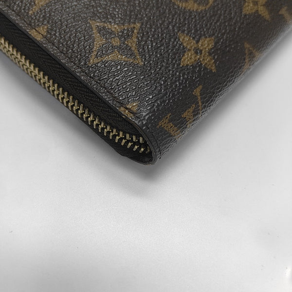 ZIPPY Monogram Coated Canvas Brown Wallet