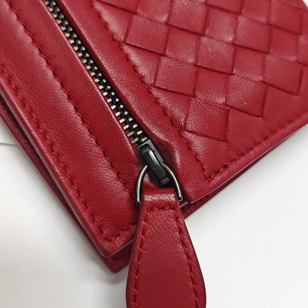 Lambskin Wallet Red