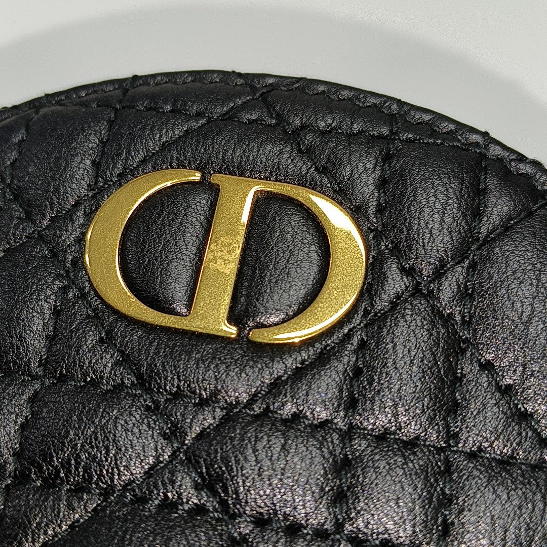 Dior Caro Small Cannage Lambskin Black