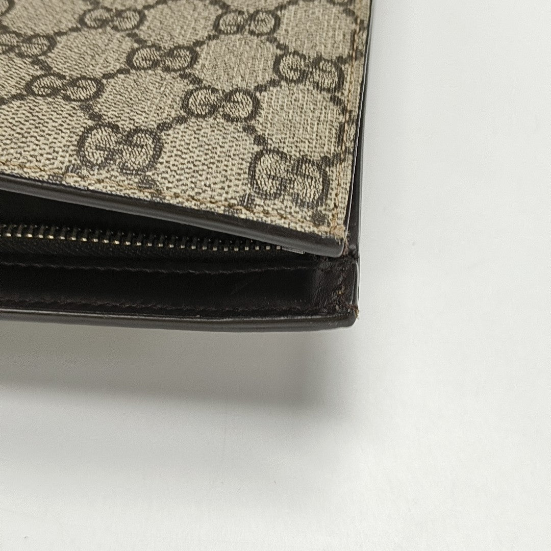 GG Supreme Monogram Coated Canvas Black