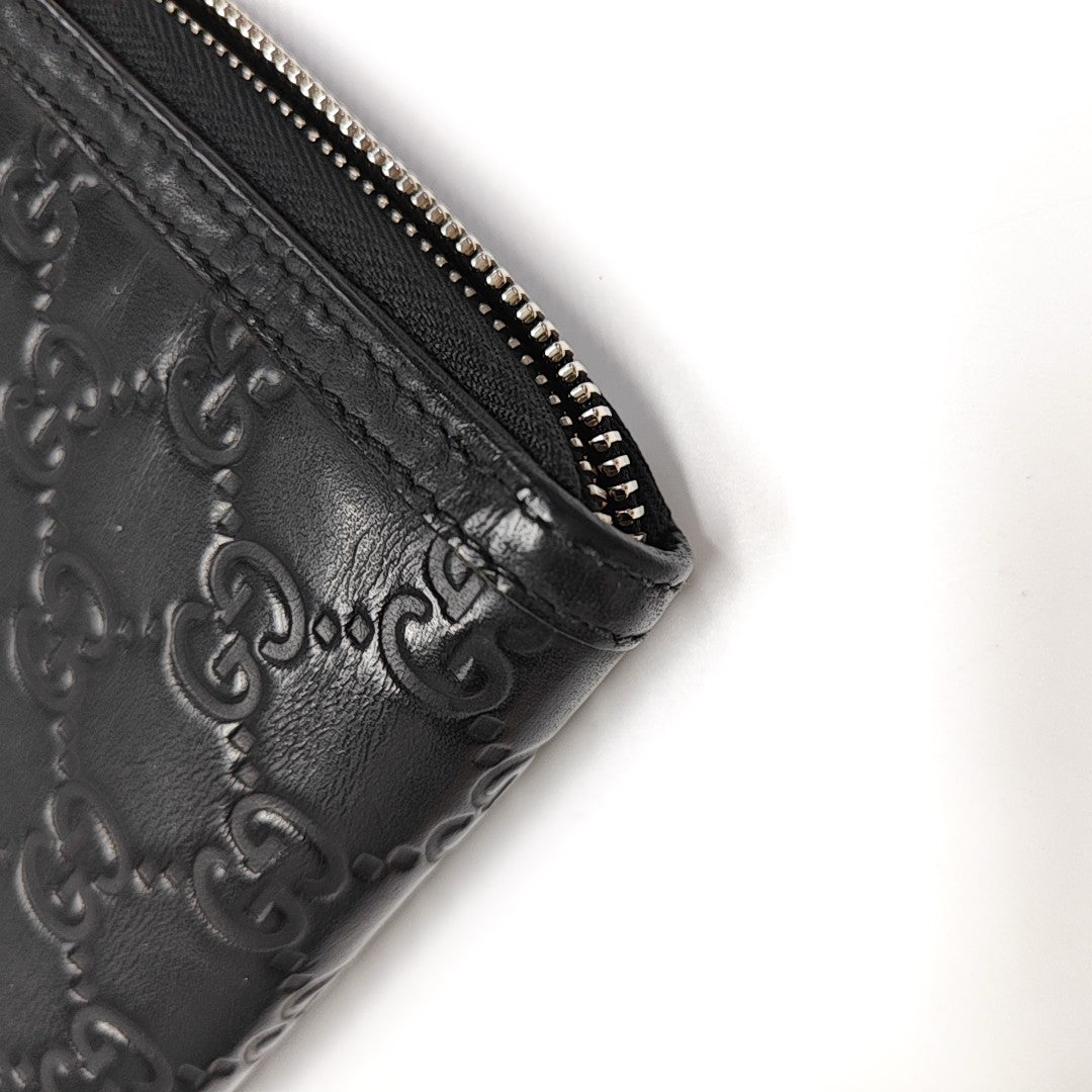Monogram Calfskin Wallet Black