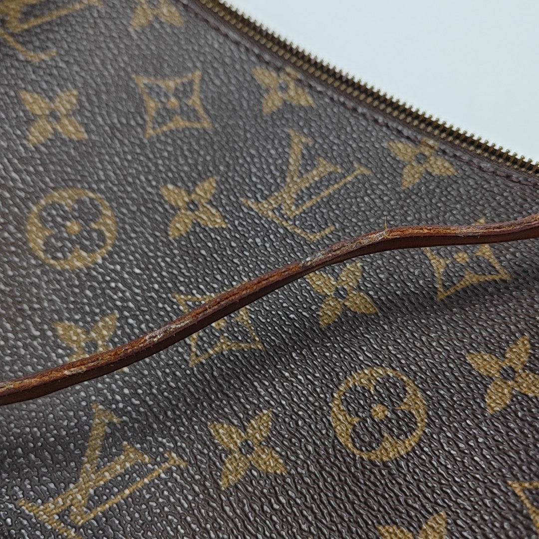 ACCESSOIRES Monogram Coated Canvas Brown