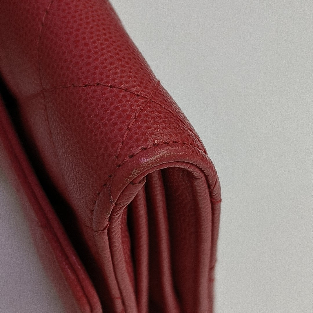 Cartera rosa de piel de cordero acolchada CLÁSICA CON SOLAPA