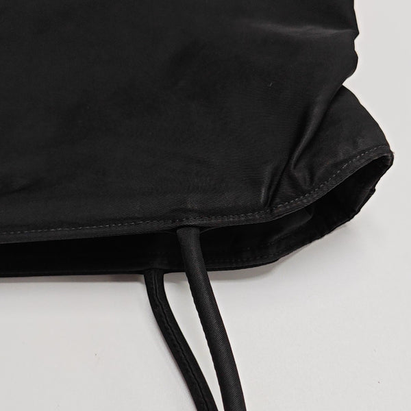 Nylon Top Handle Bag Black