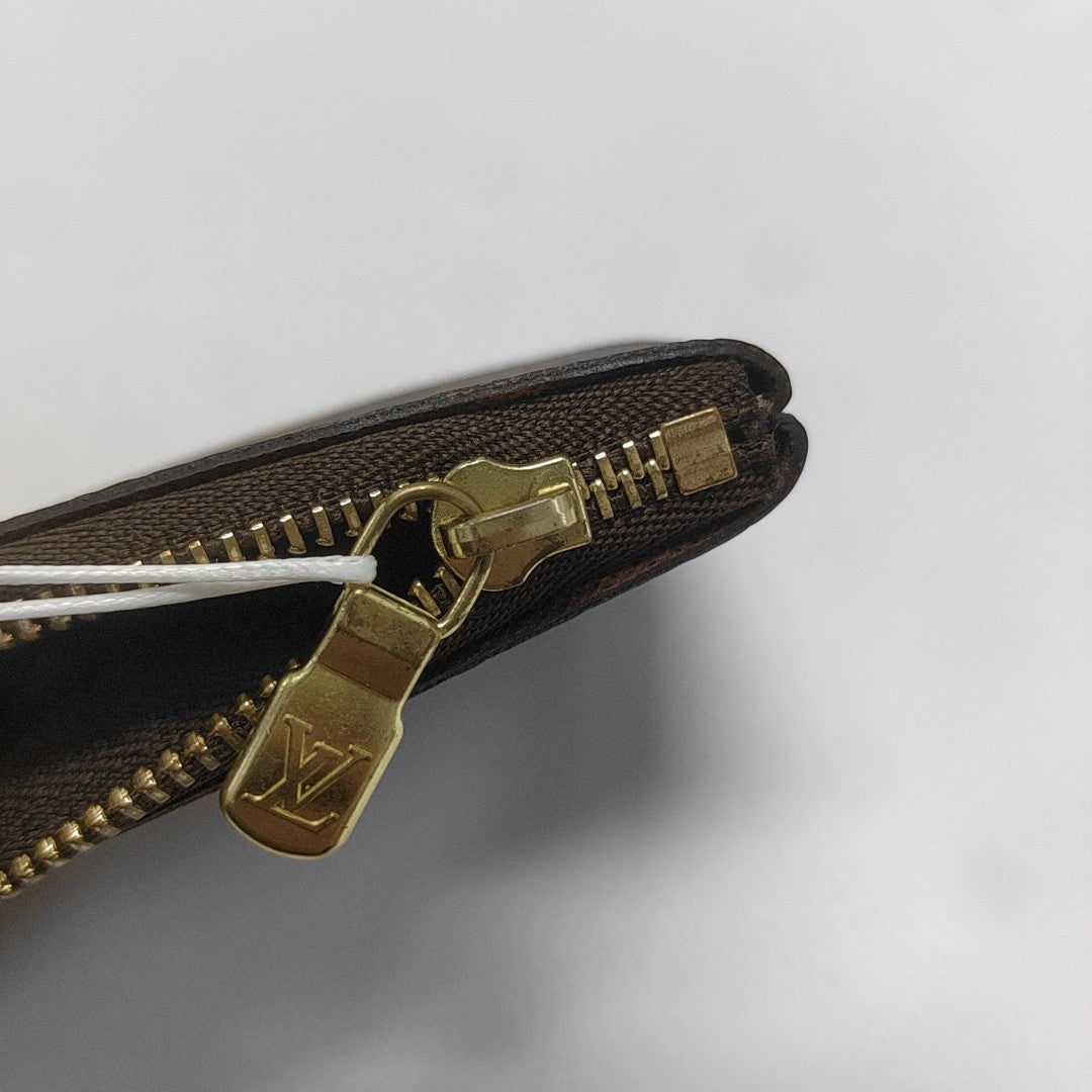 Monogram Coated Canvas Key Pouch Brown