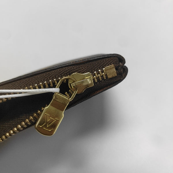Monogram Coated Canvas Key Pouch Brown