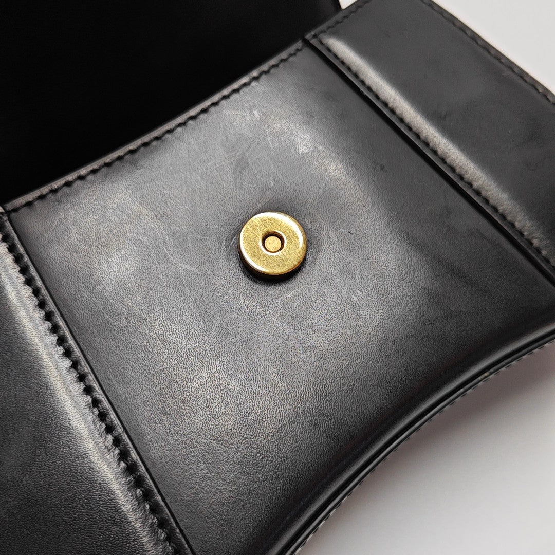 Hourglass XS Calfskin Black