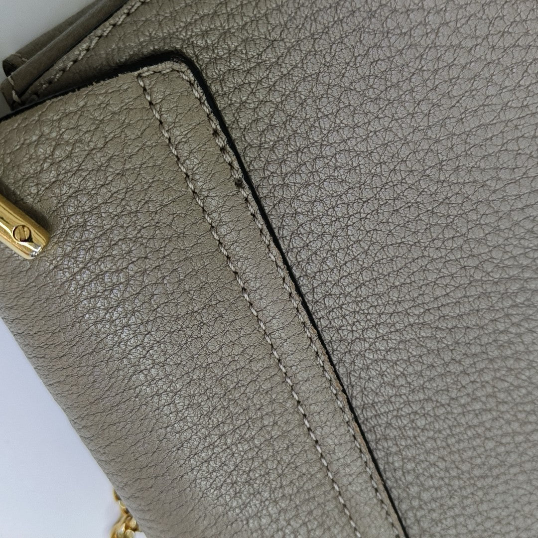 Drew Mini Calfskin Gray