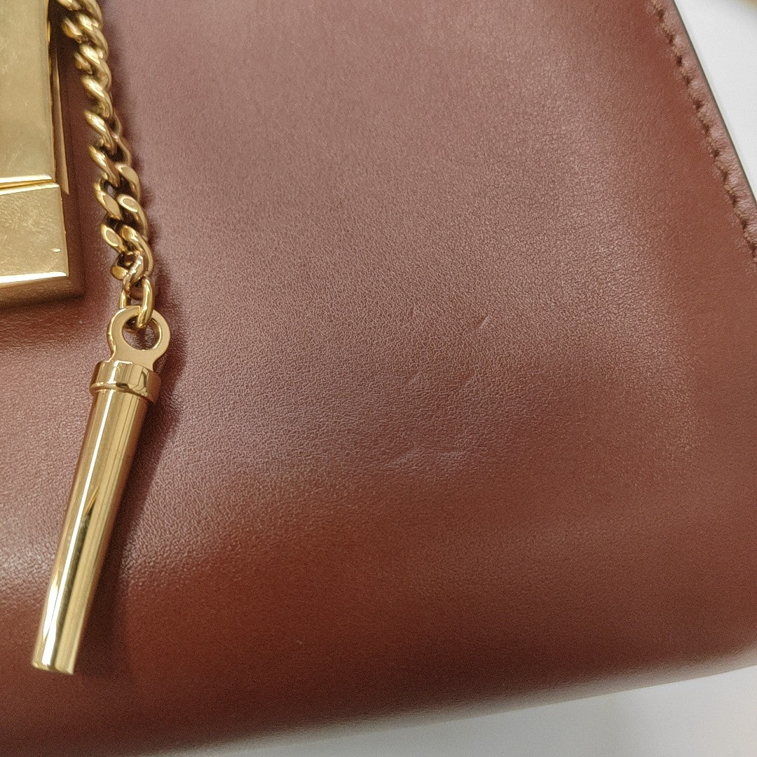 Annie Mini Calfskin Brown