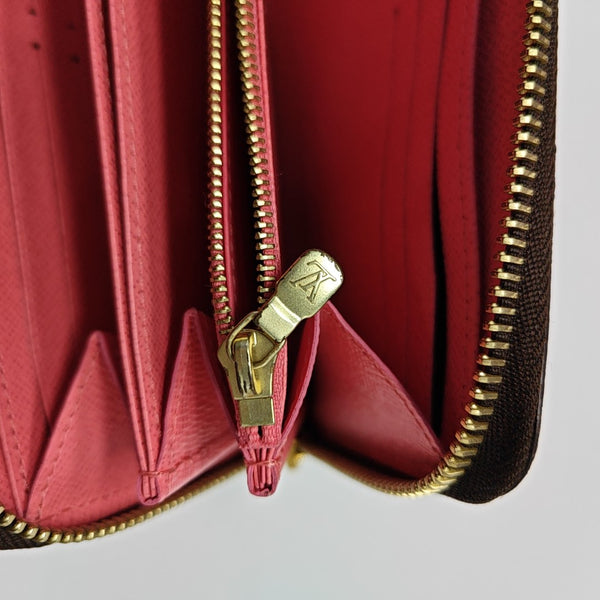 FÉLICIE Monogram Coated Canvas Brown Wallet