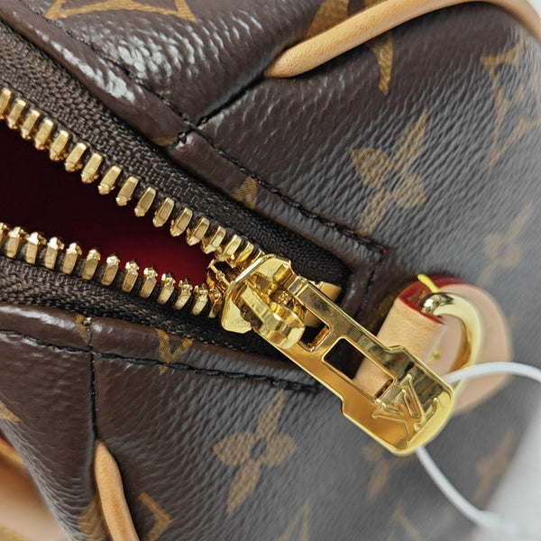 SPEEDY 20 Monogram Coated Canvas Brown