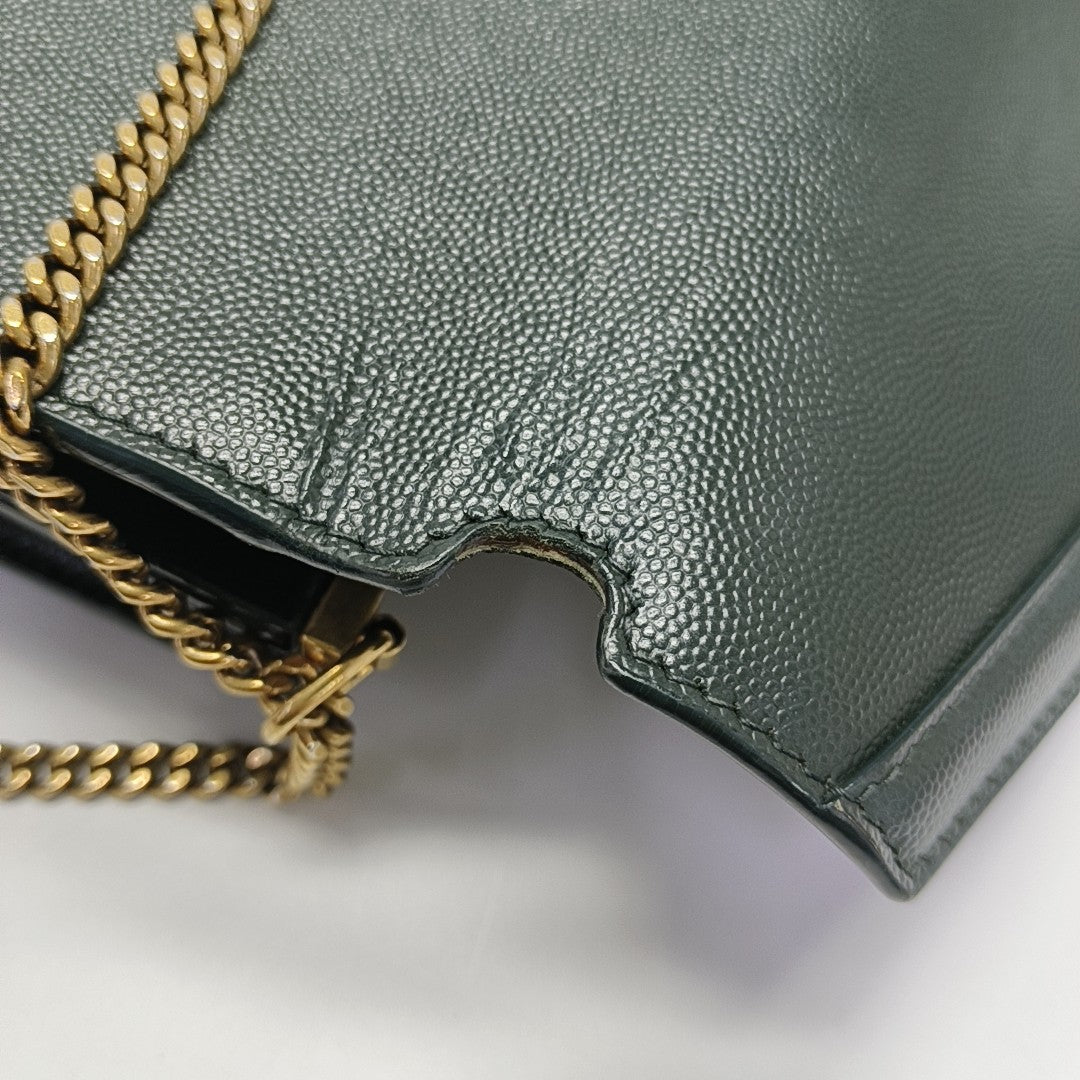 MONTAIGNE Calfskin Green