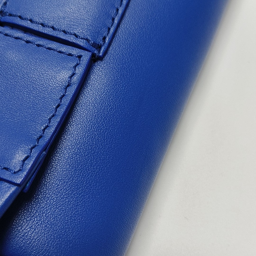 Calfskin Shoulder Bag Blue