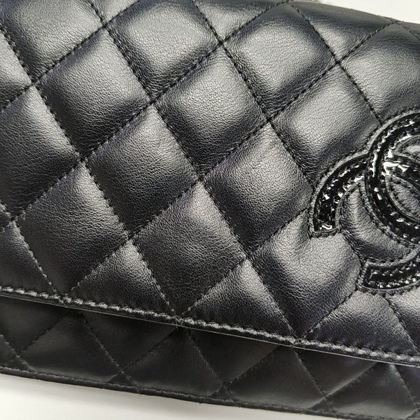 CAMBON Medium Quilted Calfskin Black