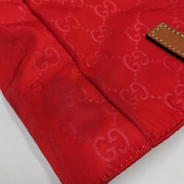 Monogram Nylon Tote Bag Red