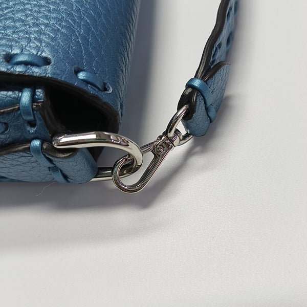 Baguette Mini Calfskin Blue